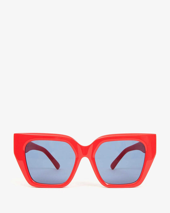 Clare V. Heather Sunglasses in Red 