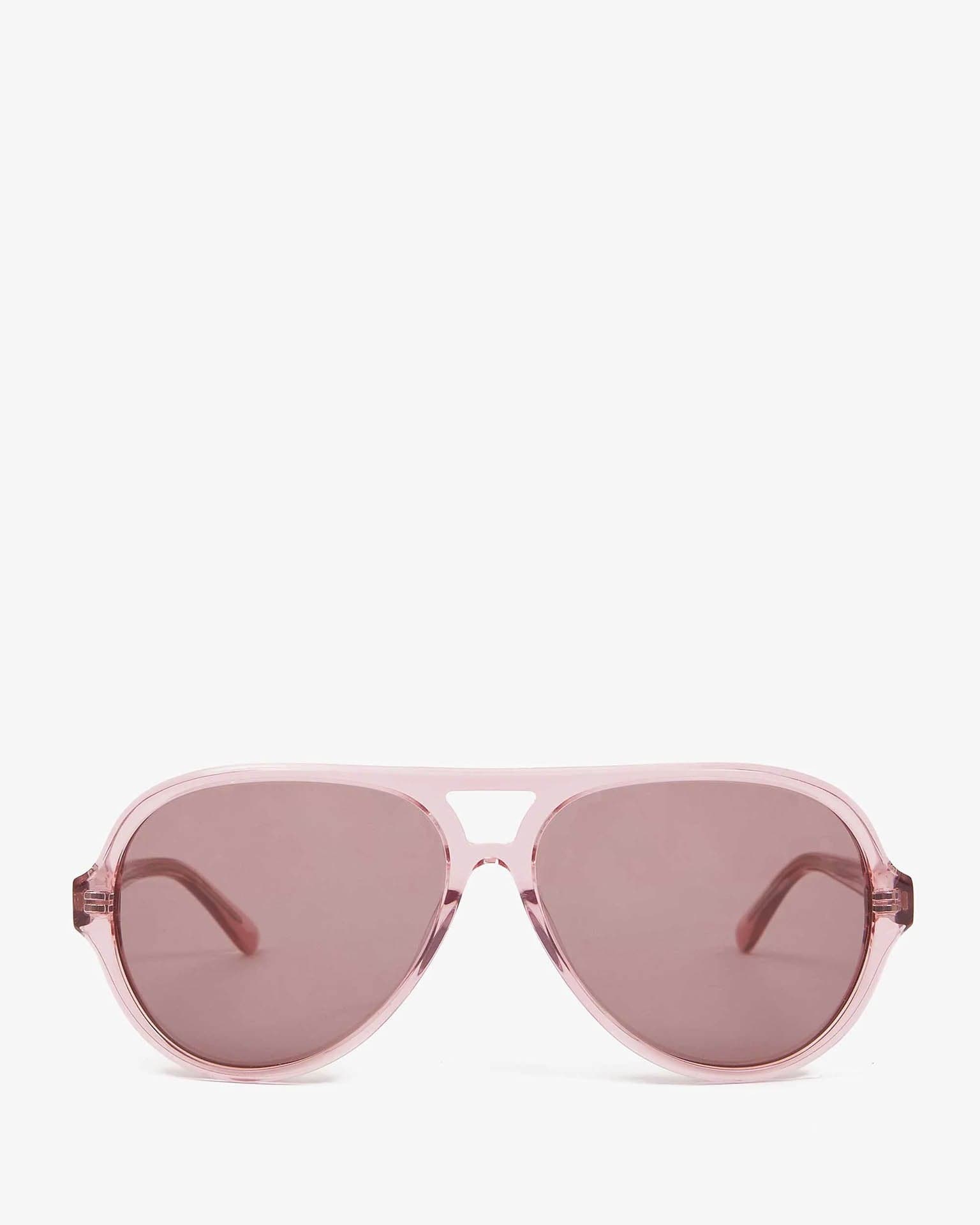 Lizzie Sunglasses in Dark Rose