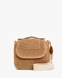 Clare V. Louis w/ Top Handle - Twisted Raffia in Palm 1 - Bliss Boutiques