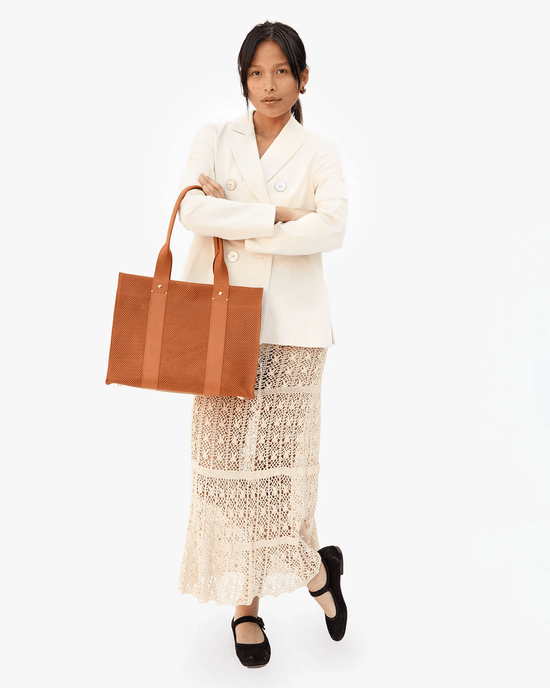 Clare V. Noemie in Cuoio Perf 