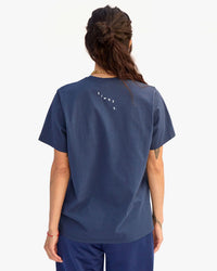 Clare V. Oui Original Tee in Navy 3 - Bliss Boutiques