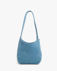 Clare V. Petit Bando - Suede in Desert Blue 1 - Bliss Boutiques