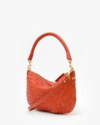 Clare V. Petit Moyen Messenger - Med Wvn Diagonal in Saltillo 5 - Bliss Boutiques