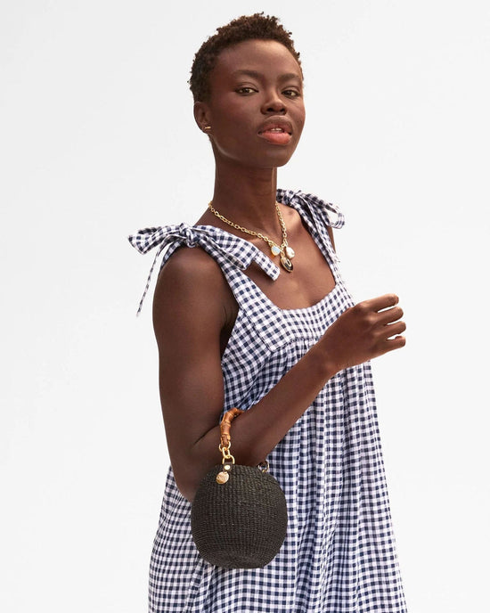 Clare V. Petit Pot de Miel in Black 