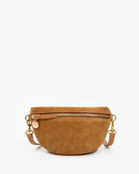 Clare V. Petite Fanny - Suede in Caramel 1 - Bliss Boutiques