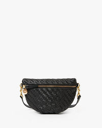 Clare V. Petite Fanny - Wvn Zig Zag in Black 1 - Bliss Boutiques