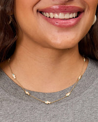 Clare V. Petite Pearl Sardine Charm Chain 