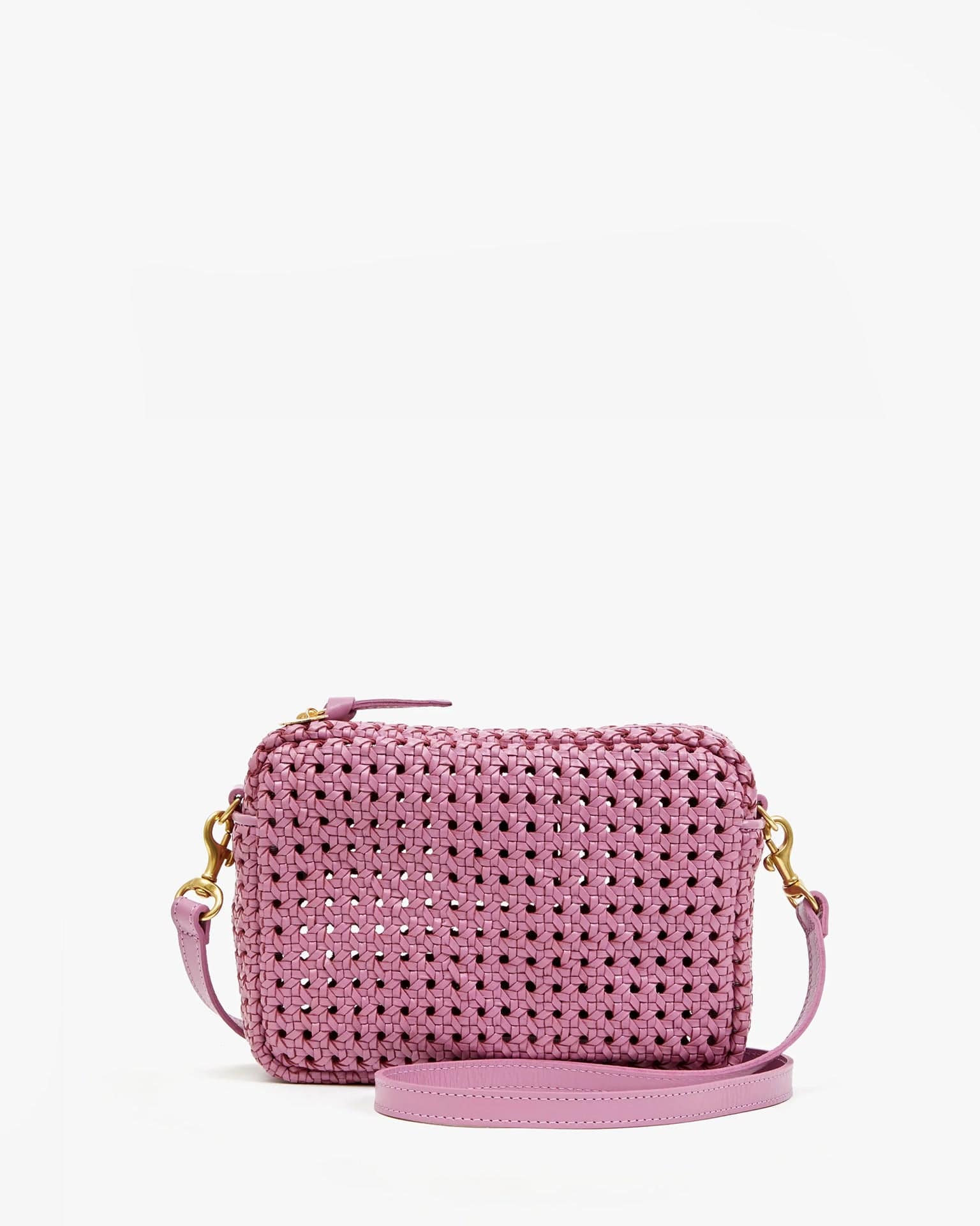 Rattan Midi Sac in Wild Thistle