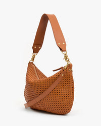 Clare V. Accessories Tan Rattan Moyen Messenger in Tan