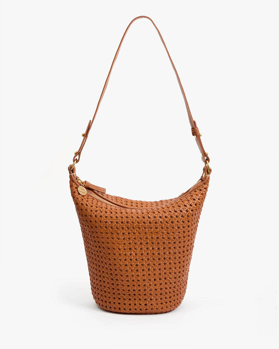 Clare V. Rattan Petit Jeanne in Tan 