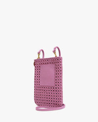 Clare V. Accessories Rattan Poche in Wild Thistle