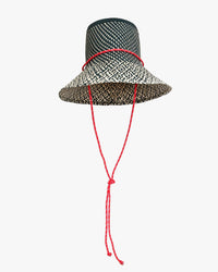 Clare V. Romy Hat in Black/Natural 2 - Bliss Boutiques