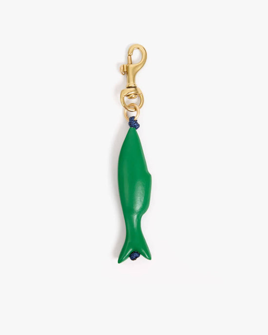 Clare V. Sardine FOB in Emerald 