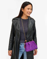 Clare V. Sissy in Royale Suede 