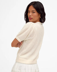 Clare V. Stella Cardigan in Cream 3 - Bliss Boutiques
