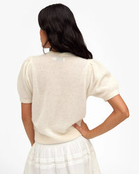Clare V. Stella Cardigan in Cream 4 - Bliss Boutiques