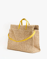 Clare V. Accessories Dune Summer Simple Tote in Dune Raffia