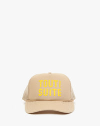 Clare V. Trucker Hat - Tout De Suite in Khaki 1 - Bliss Boutiques