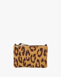 Clare V. Wallet Clutch w/ Tabs - Pablo Cat Suede in Lark/Brown 1 - Bliss Boutiques
