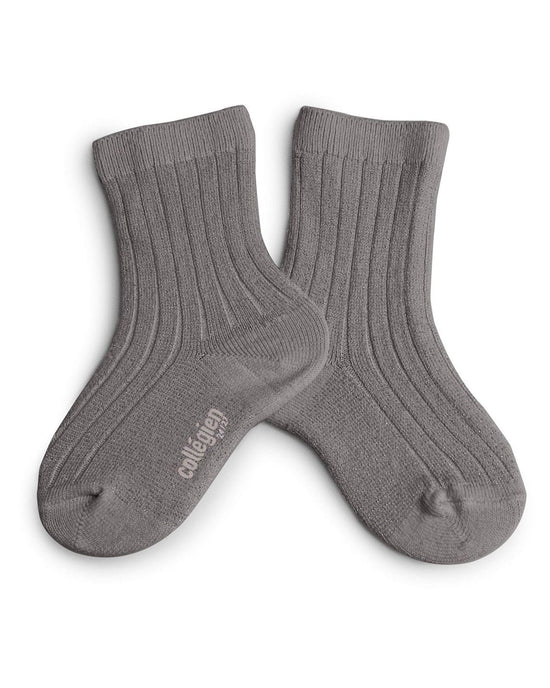 Collegien Victoire Extra Soft Glittery Socks in Gris Galet 