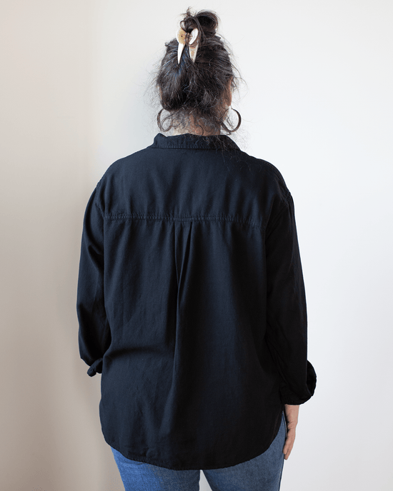 CP Shades Clothing Jojo Shirt - L/W Cotton Twill in Black