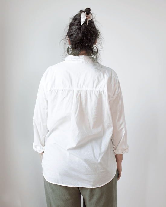 CP Shades Joss 1 Pkt Botton Down - Cotton Oxford in Cream 