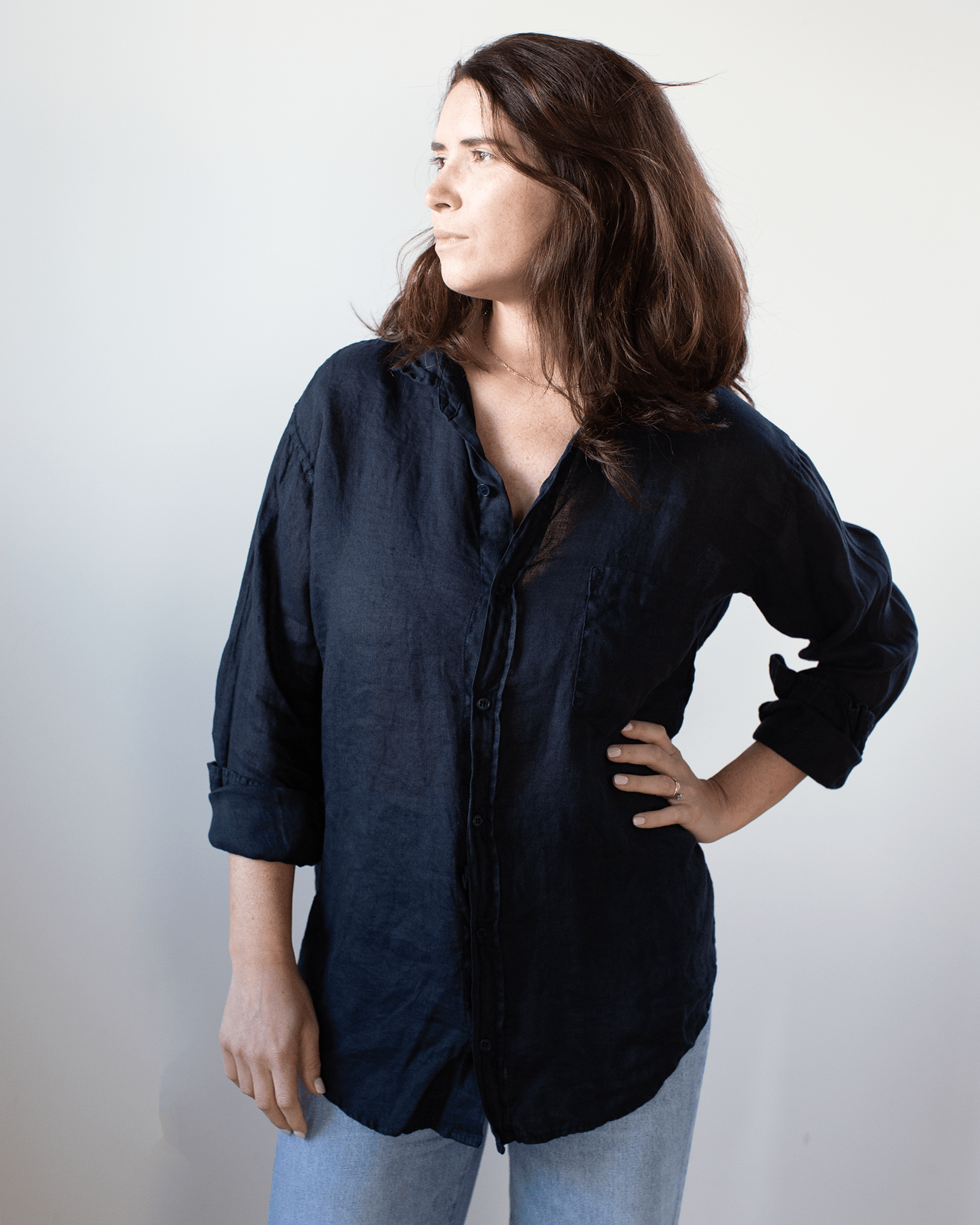 Joss 1Pkt Button Down in Ink