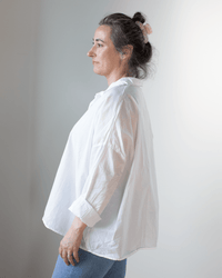 CP Shades Clothing Lissa Cotton Pullover in White