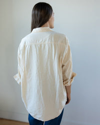 CP Shades Maxwell Double Pocket Shirt in Bone 