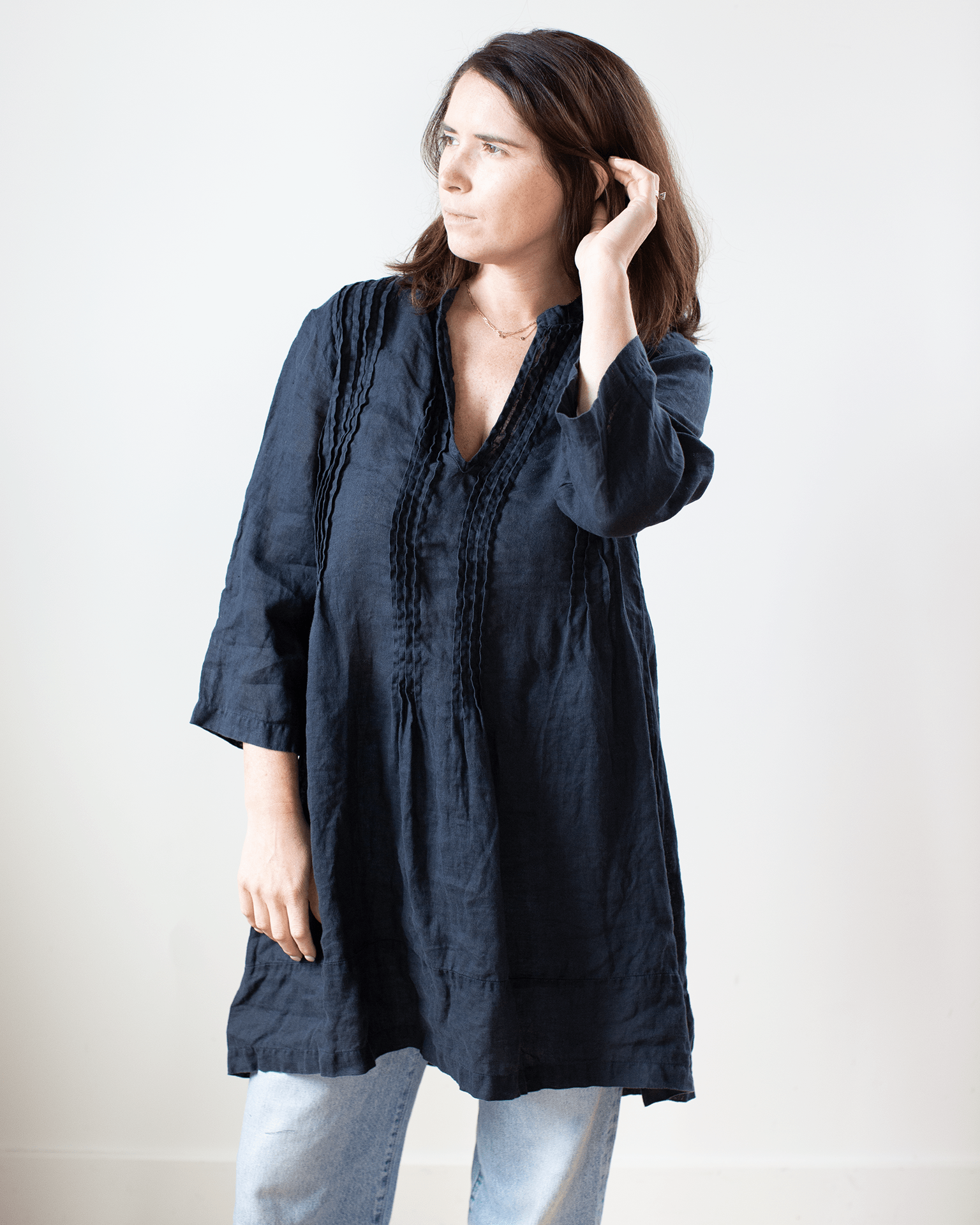 Regina in Ink Linen