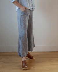 CP Shades Wendy Linen Twill Pants in Blue Chambray 