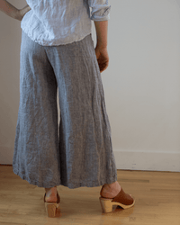CP Shades Wendy Linen Twill Pants in Blue Chambray 