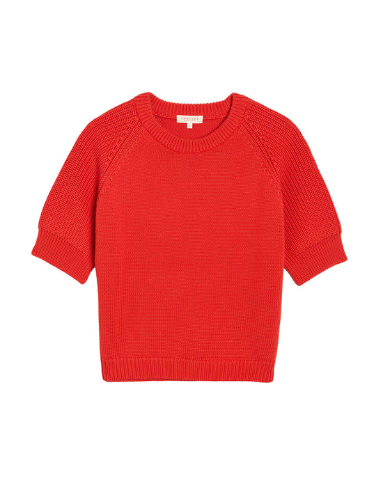 Demylee Chantal Cotton Top in Vermillion 