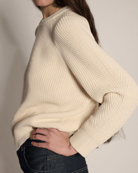 Demylee Chelsea Organic Cotton Sweater in Natural 