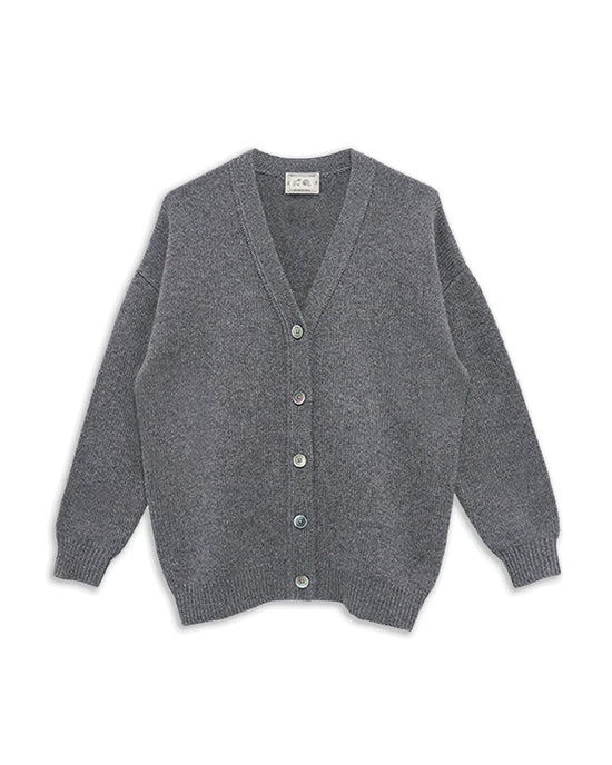 Demylee Elrich Cardigan in Dark Heather Grey 