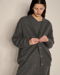 Demylee Elrich Cardigan in Dark Heather Grey 