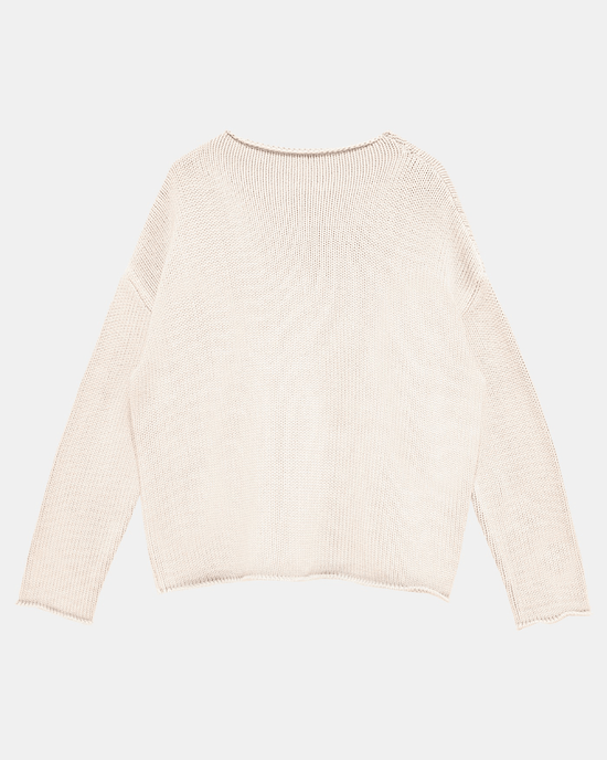 Demylee Lamis Boatneck Sweater in Off White 