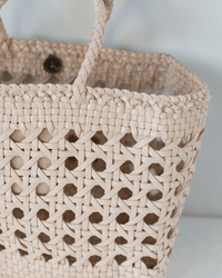 Dragon Diffusion Cannage Bag - Small in Peachy Natural 