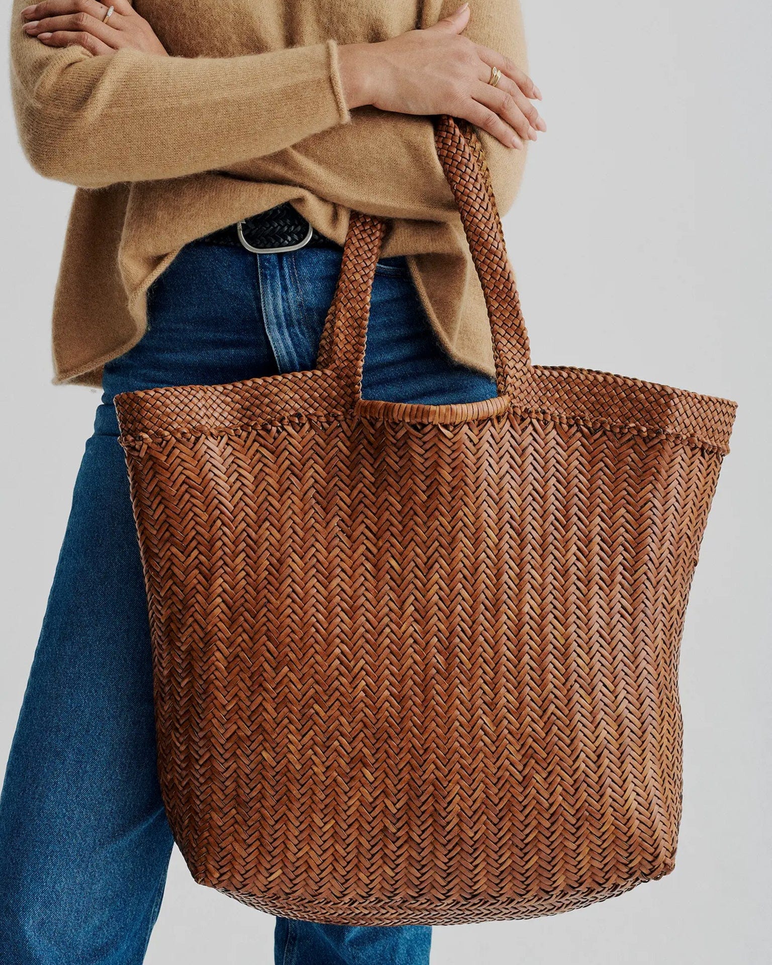Dragon Diffusion Oversize Bag in Tan - Bliss Boutiques