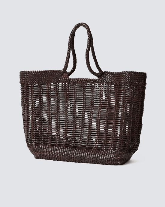 Dragon Diffusion Window Basket in Dark Brown 