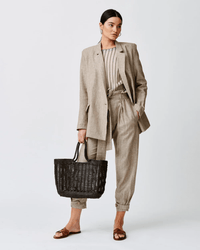 Dragon Diffusion Window Basket in Dark Brown 