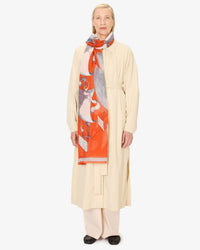 Inoui Editions Scarf / Etole 100 Des Rives et Des Reves in Orange 