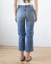 Edwin Denim Marli Ankle w/ Raw Hem in Blueprint