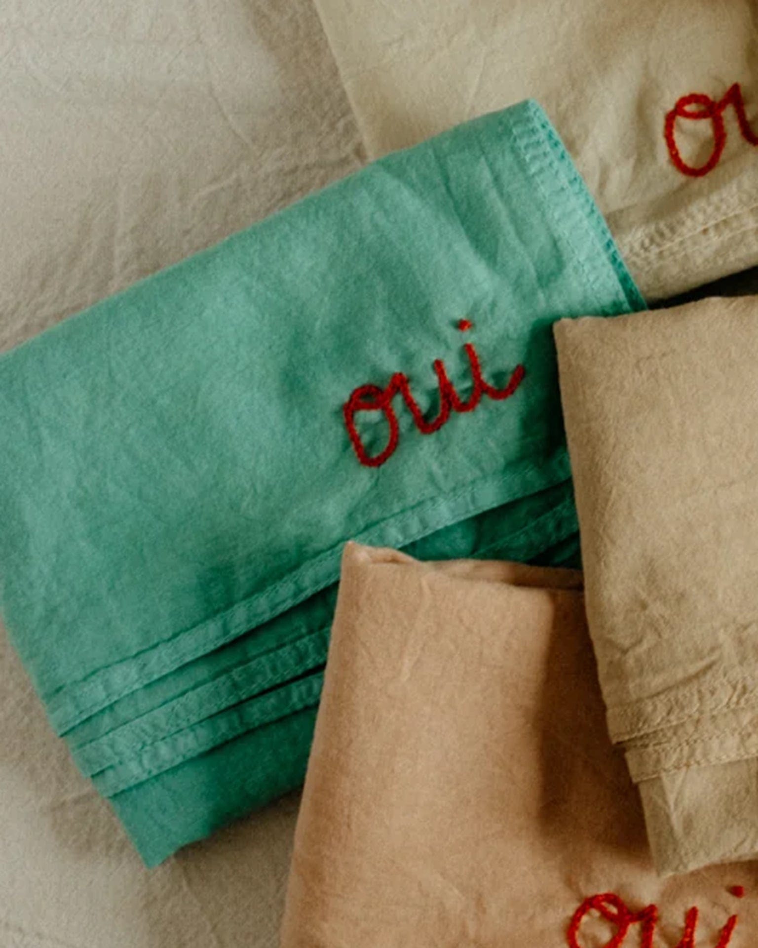 Oui Cotton Bandana in Turquoise