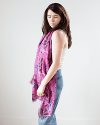 Épice 100% Cttn Berries Scarf in Rosebud 