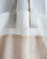 Épice Bi - Color Small Tote in White Sand 2 - Bliss Boutiques