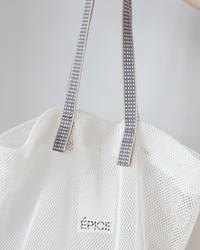 Épice Colorblock Bag in Milk - Large 