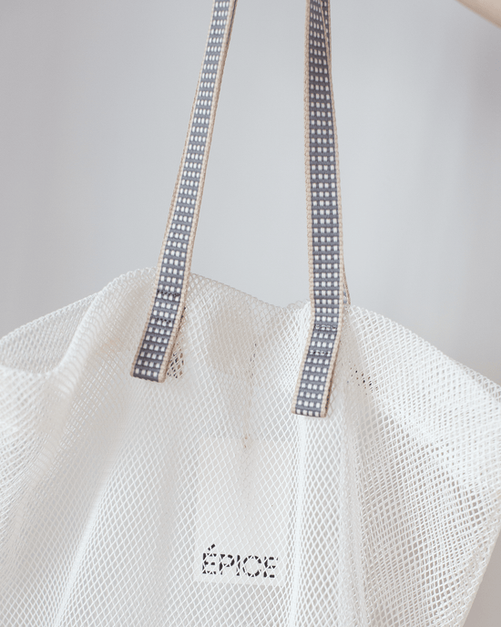 Épice Colorblock Bag in Milk - Large 