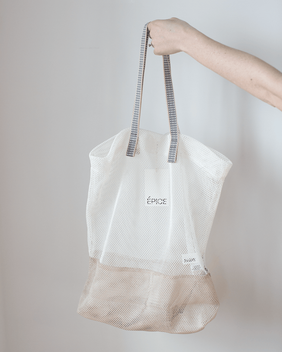 Épice Colorblock Bag in Milk - Large 