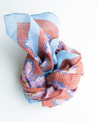 Épice Fairytale Emb 55x55 Bandana in Brown 1 - Bliss Boutiques